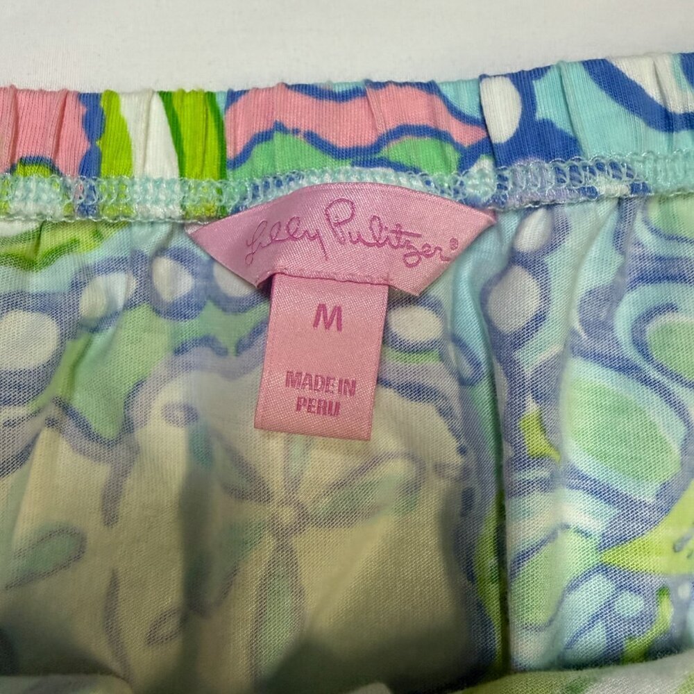 Lilly Pulitzer Strapless‎ Dress Medium Multi Shell Me About It EUC - Picture 6 of 11
